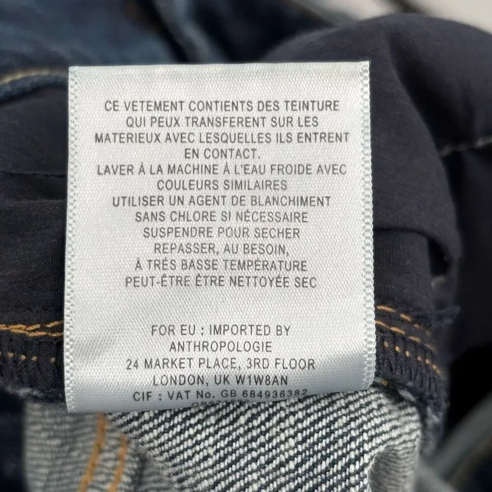 Anthropologie Pilcro and the‎ Letterpress Script Denim Shorts Size 25 - Picture 5 of 7